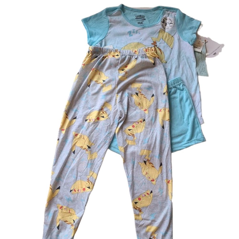 Pokemon Flame Resistant Pajama Set, Size M(8)